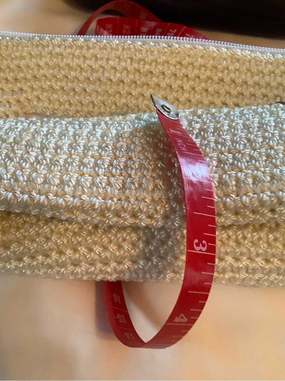 The Sak White Woven Shoulder Bag with Front Zip - Picture 7 of 7